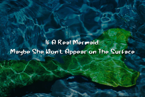 Mermaid Baby Font PNG with transparent background - Preview 1
