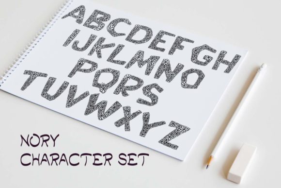 Nory Font font preview - 1