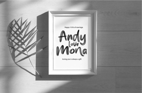 Billynesia Font PNG with transparent background - Preview 5
