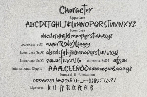 Billynesia Font PNG with transparent background - Preview 6