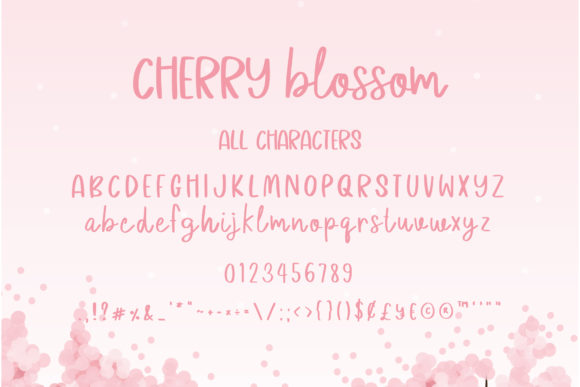 Cherry Blossom Font - Preview 2