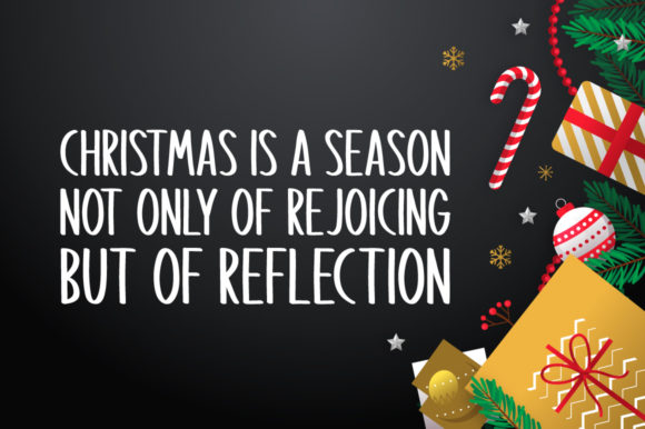 Christmas Holiday Font - Preview 1