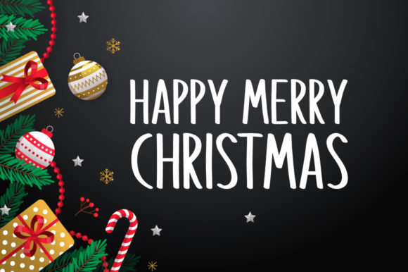 Christmas Holiday Font - Preview 2