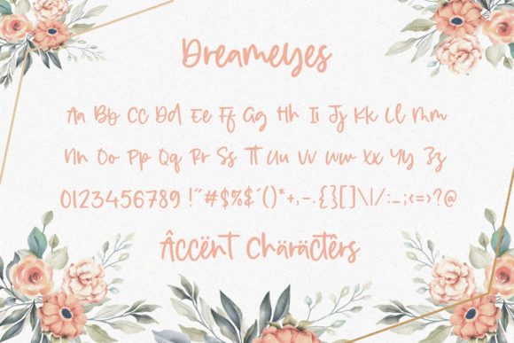 Dreameyes Font - Preview 4