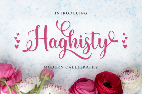 Haghisty Script & Handwritten Font By kammaqsum