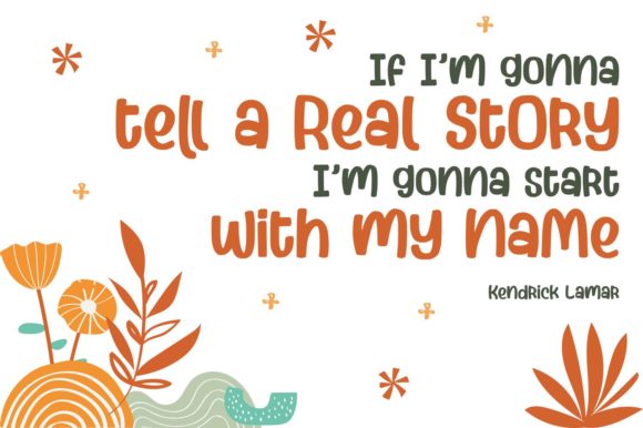 Hello Brownie Font PNG with transparent background - Preview 1