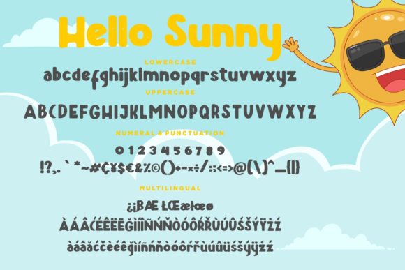 Hello Sunny Font - Preview 6