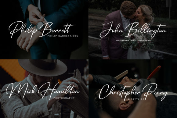 Herland Font PNG with transparent background - Preview 3