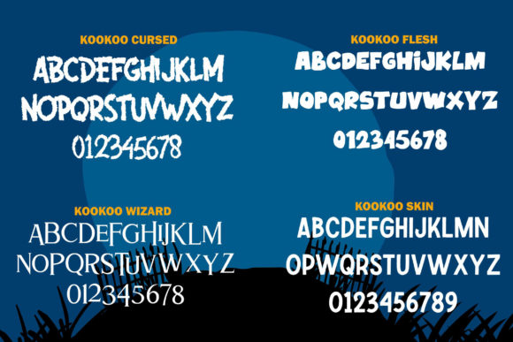 Koo Koo Font font preview - 5