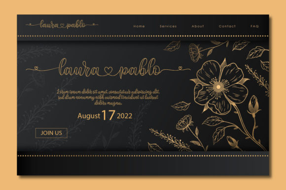 Monolove Font PNG with transparent background - Preview 1