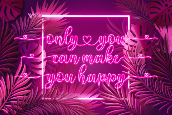 Monolove Font PNG with transparent background - Preview 3