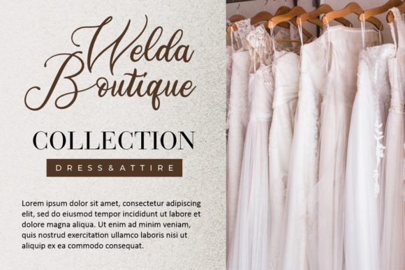 Priscyla Font PNG with transparent background - Preview 3