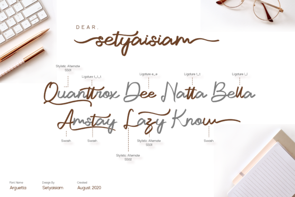 Arguetta Font - Preview 1