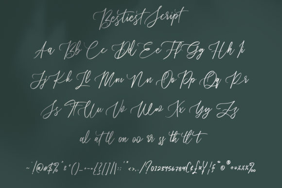 Bestiest Script Font - Preview 5