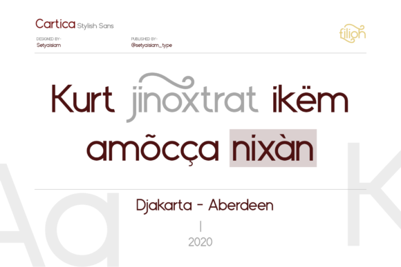 Cartica Font - Preview 1