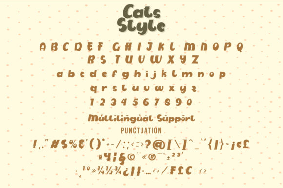 Cats Style Font - Preview 5