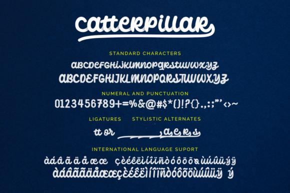 Catterpillar Font - Preview 6