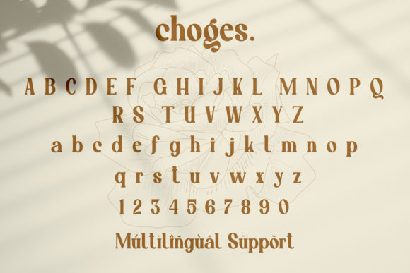 Choges Font - Preview 5