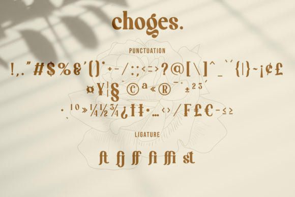 Choges Font - Preview 6