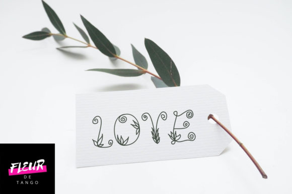 Flores Mono Font PNG with transparent background - Preview 2