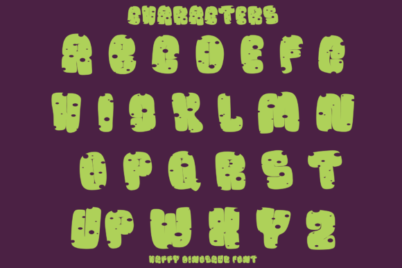 Happy Dinosaur Font - Preview 5