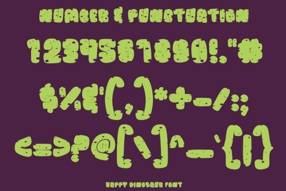 Happy Dinosaur Font - Preview 6