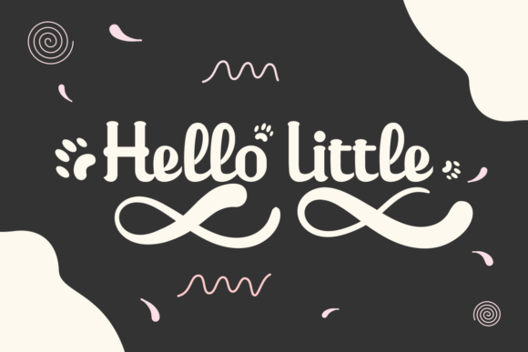 Hello Little Tiger Font PNG with transparent background - Preview 2
