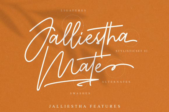 Jalliestha Font Font - Preview 1