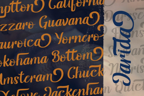 Jarida Font PNG with transparent background - Preview 2
