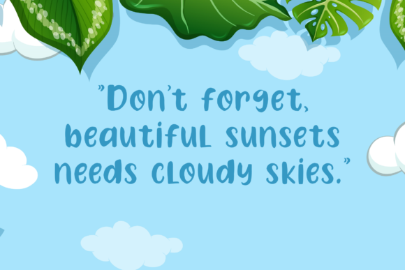 Lemon Friday Font PNG with transparent background - Preview 3