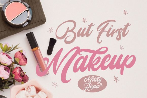 Mady Risaw Font PNG with transparent background - Preview 1