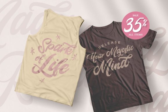 Mady Risaw Font PNG with transparent background - Preview 5