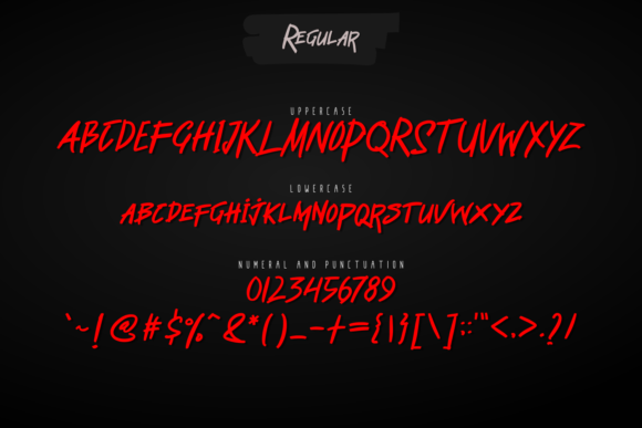 Manterah Font PNG with transparent background - Preview 2