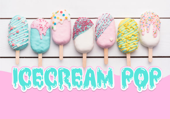 Melt Chocolate Font PNG with transparent background - Preview 5