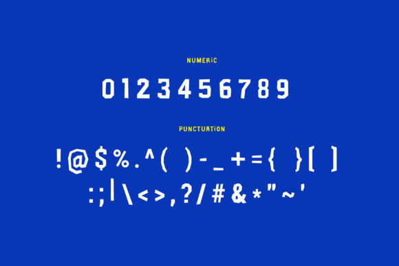 Blue Monster Font - Preview 3