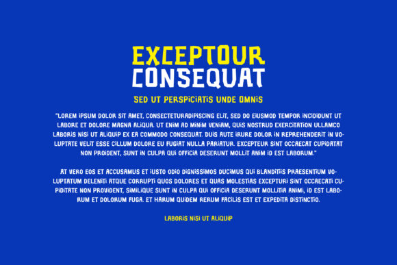 Blue Monster Font - Preview 4
