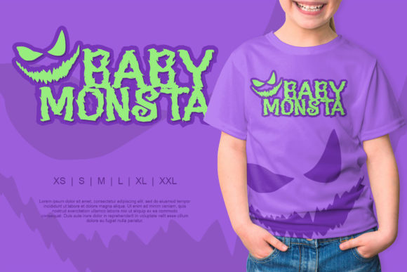 Scary Monsta Font PNG with transparent background - Preview 2