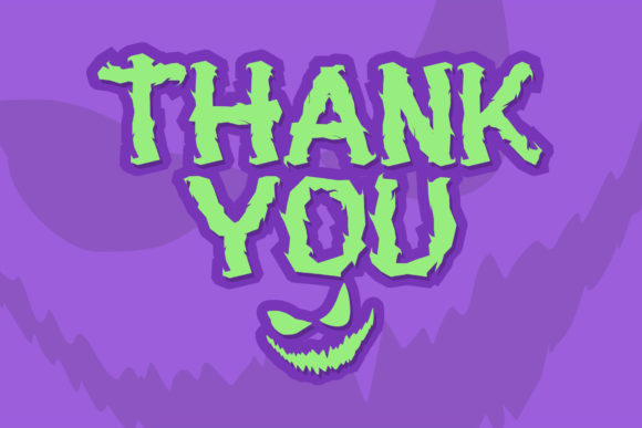 Scary Monsta Font PNG with transparent background - Preview 4