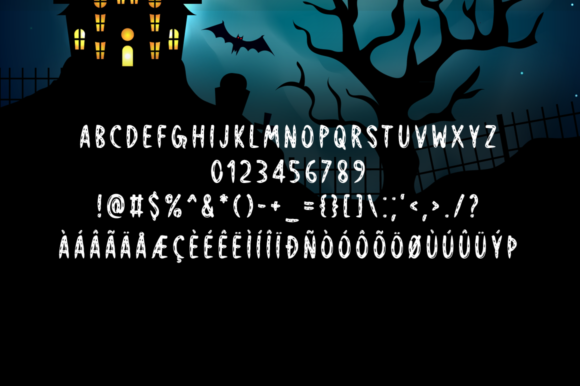 Shadowy Font PNG with transparent background - Preview 3