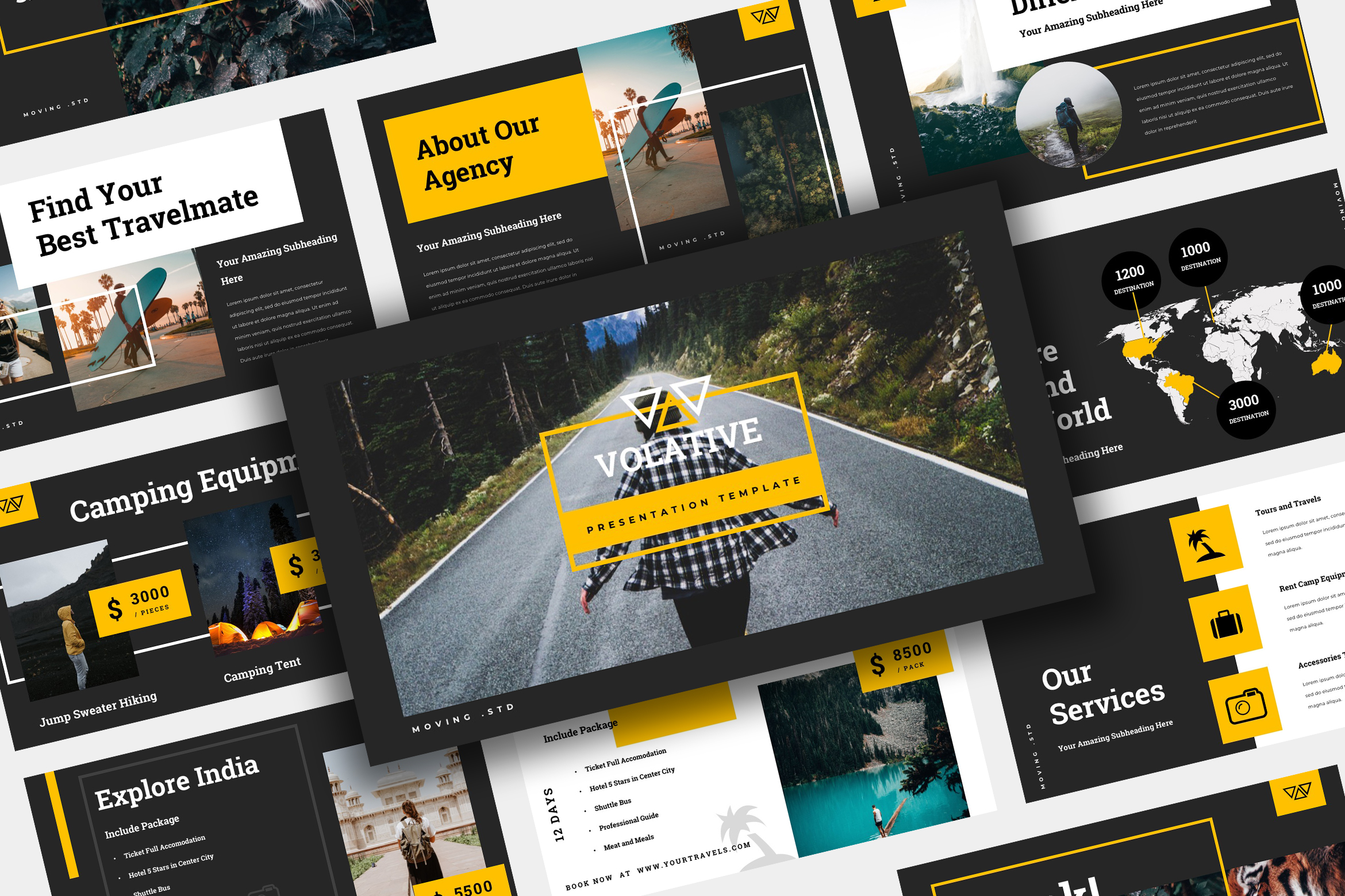 Volative - Travel Keynote Template Graphic by TMint · Creative Fabrica