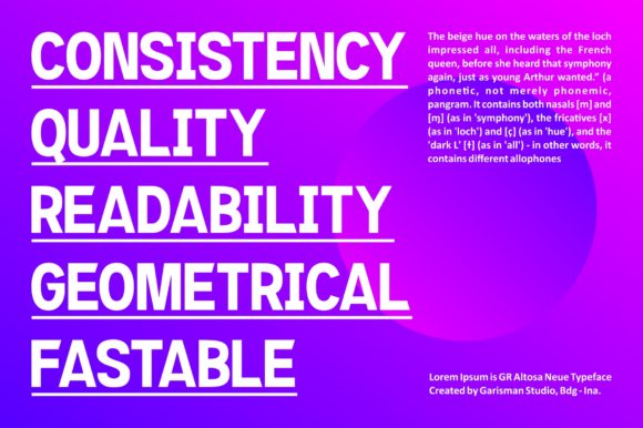 Altosa Font - Preview 1