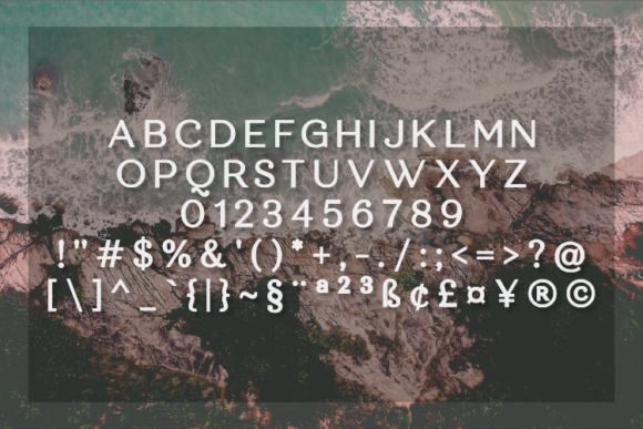 Aquatrain Font - Preview 1