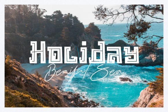 Beach Boy Font font preview - 5