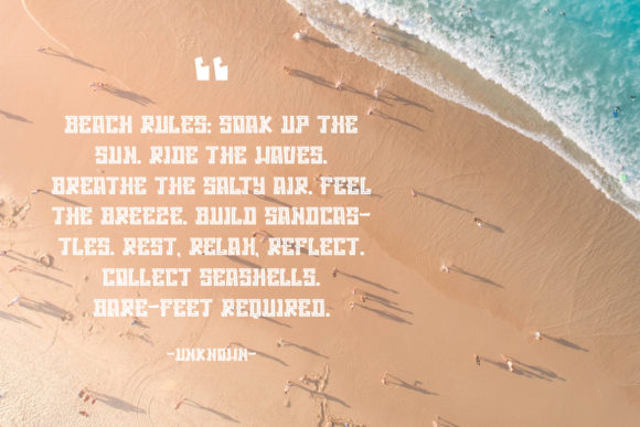 Beach Boy Font font preview - 6