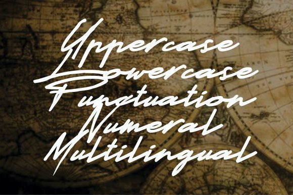 Escape Signature Font - Preview 1
