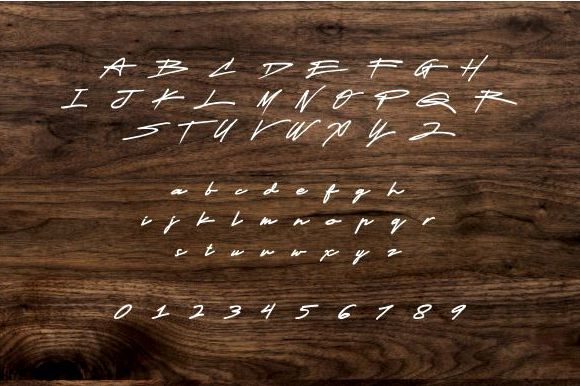 Escape Signature Font - Preview 2