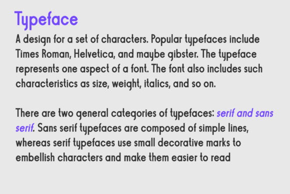 Gibster Font - Preview 2