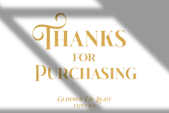 Glimmer of Light Font - Preview 5