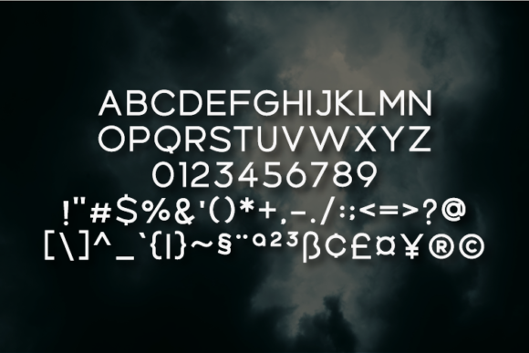 Lecold Font PNG with transparent background - Preview 1