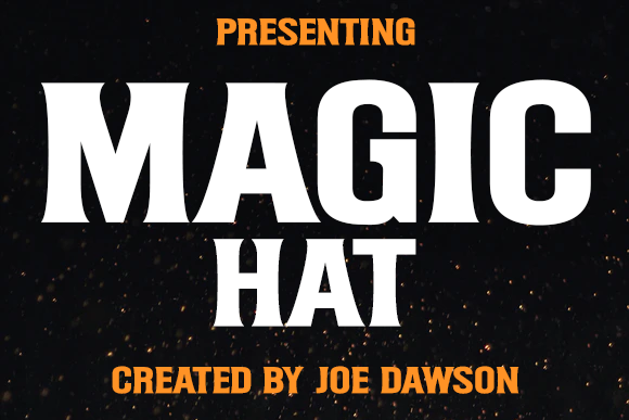 Magic Hat Font PNG with transparent background - Preview 2